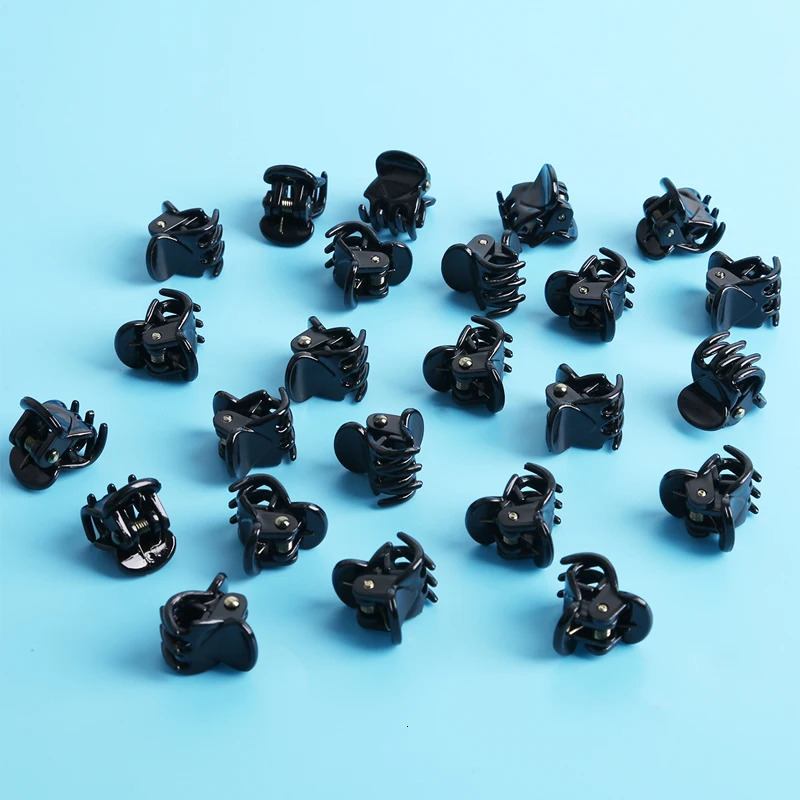10PcsLot Hair Claw Clips for Women 10 15cm Small Black Brown Transparent Plastic Mini Claws Kids Styling Accessories 250218
