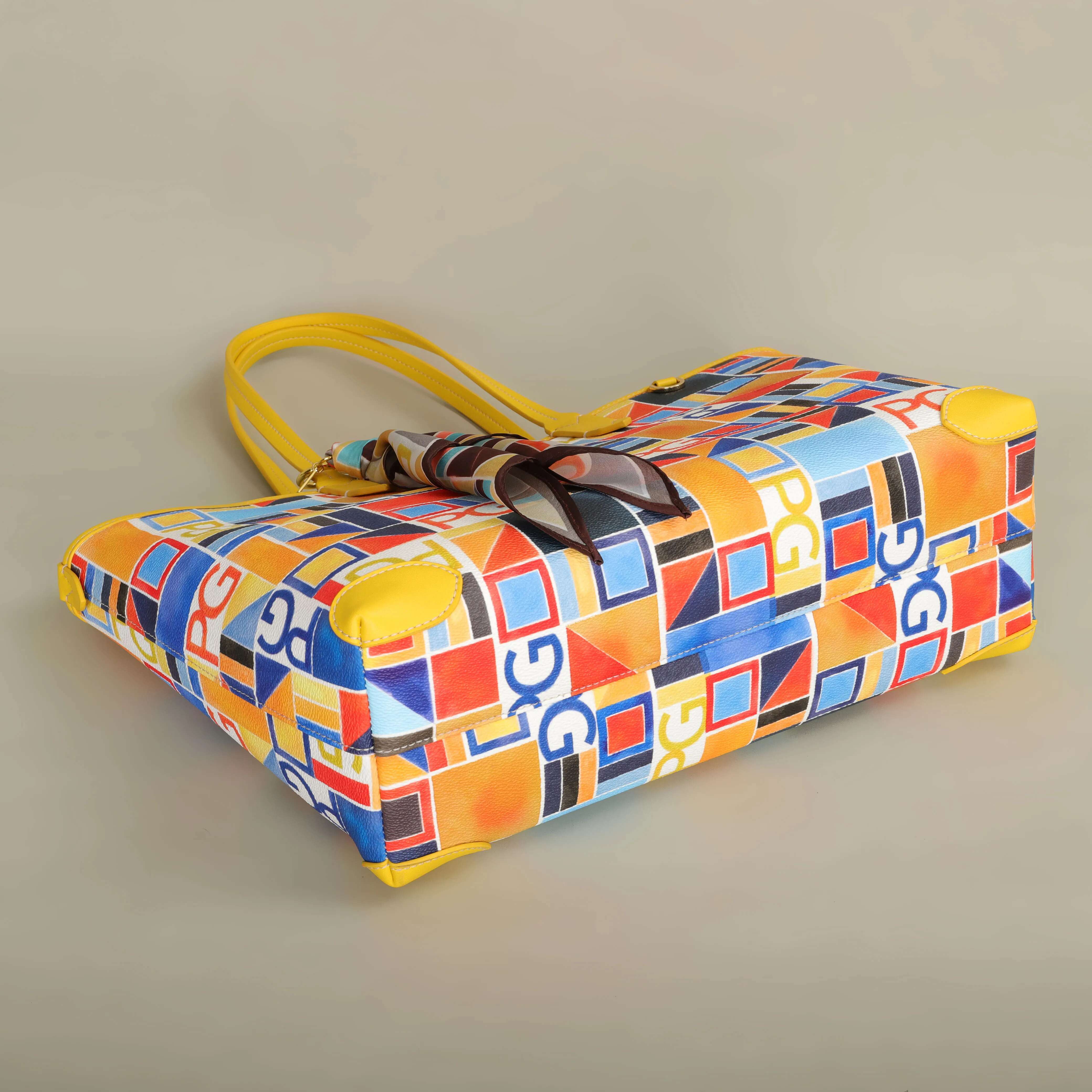 PG Large Capacity And Shopping Multi Functional Handbag Fashion Retro Women's New Shoulder Bag