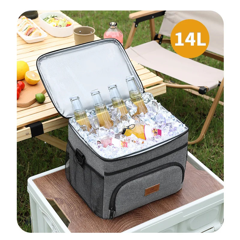 Ship from US ZPortable Cooler Bag Large Insulated Lunch Waterproof Leakproof Thickened Handheld Shoulder Carry Outdoor Picnic 250227FBB