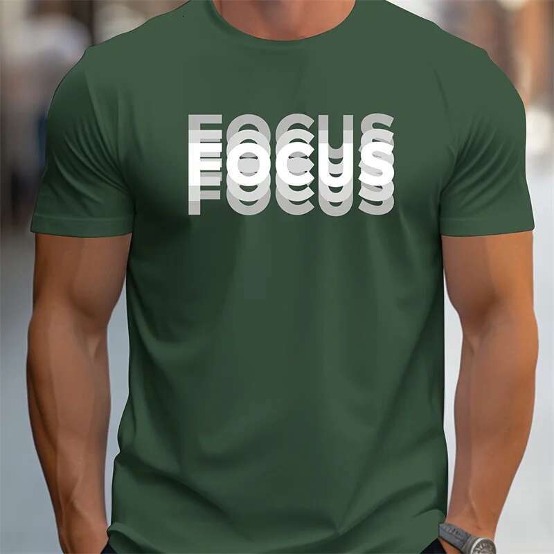 Fashionable Letter Printed Pattern T-shirt Summer New Designer T-shirt Trendy Short Sleeved Simple Casual 3D Printed T-shirt O-neck Street Oversized T