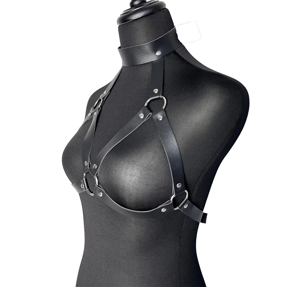 Women Underwear Chest Harness BDSM Lingerie Sexy Choker Top Bondage Gothic Fetish Clothes Body Bra Mature Harajuku Stockings 250227