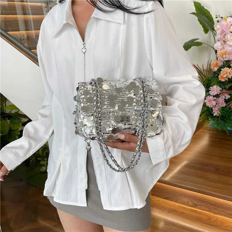 New Arrival Shoulder Bags for Women FAshionable Sequin Crossbody Bag Cute Purses and Handbags T250227
