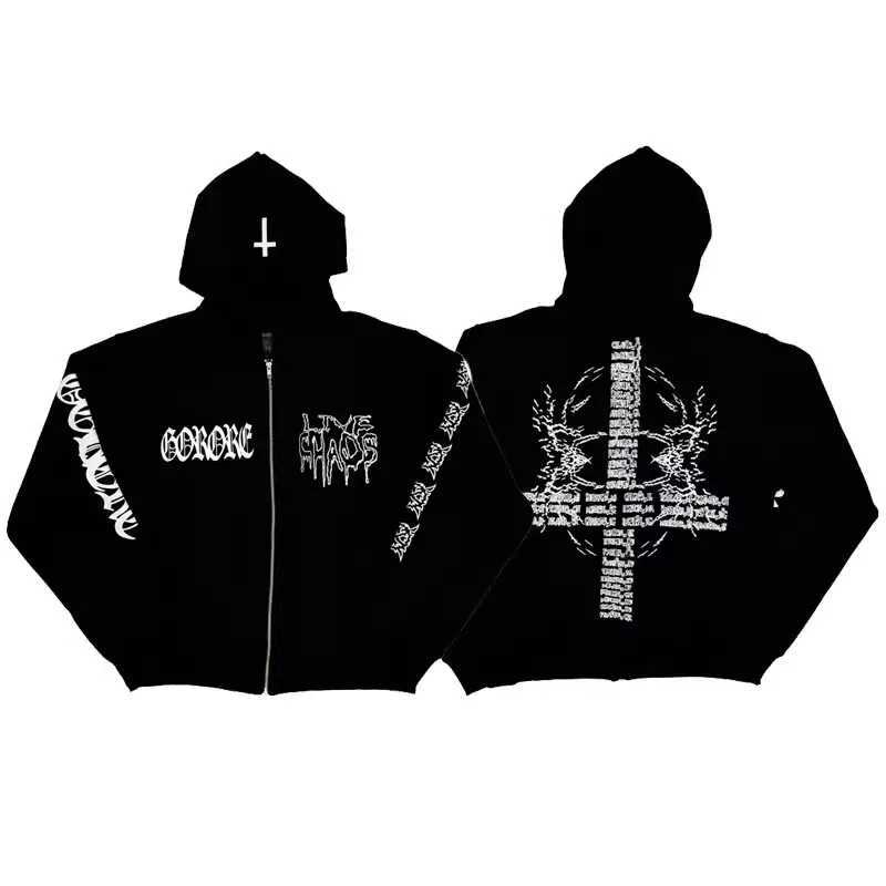 2024 Ken Carson A Great Chaos Tour Hoodie Zipper Hoodie Jacket WY1068 X250227