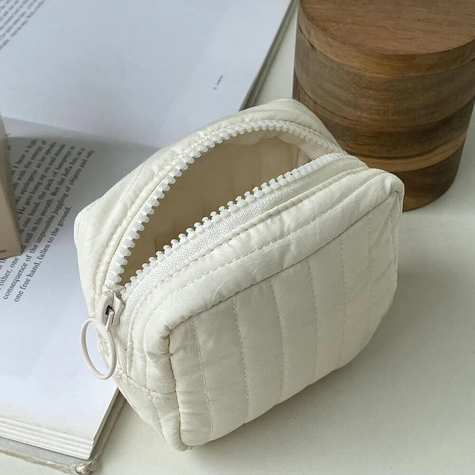 Ship from US Simple and practical mini zipper bag small cosmetic toilet coin wallet portable for makeup travel organizers 250227FBB