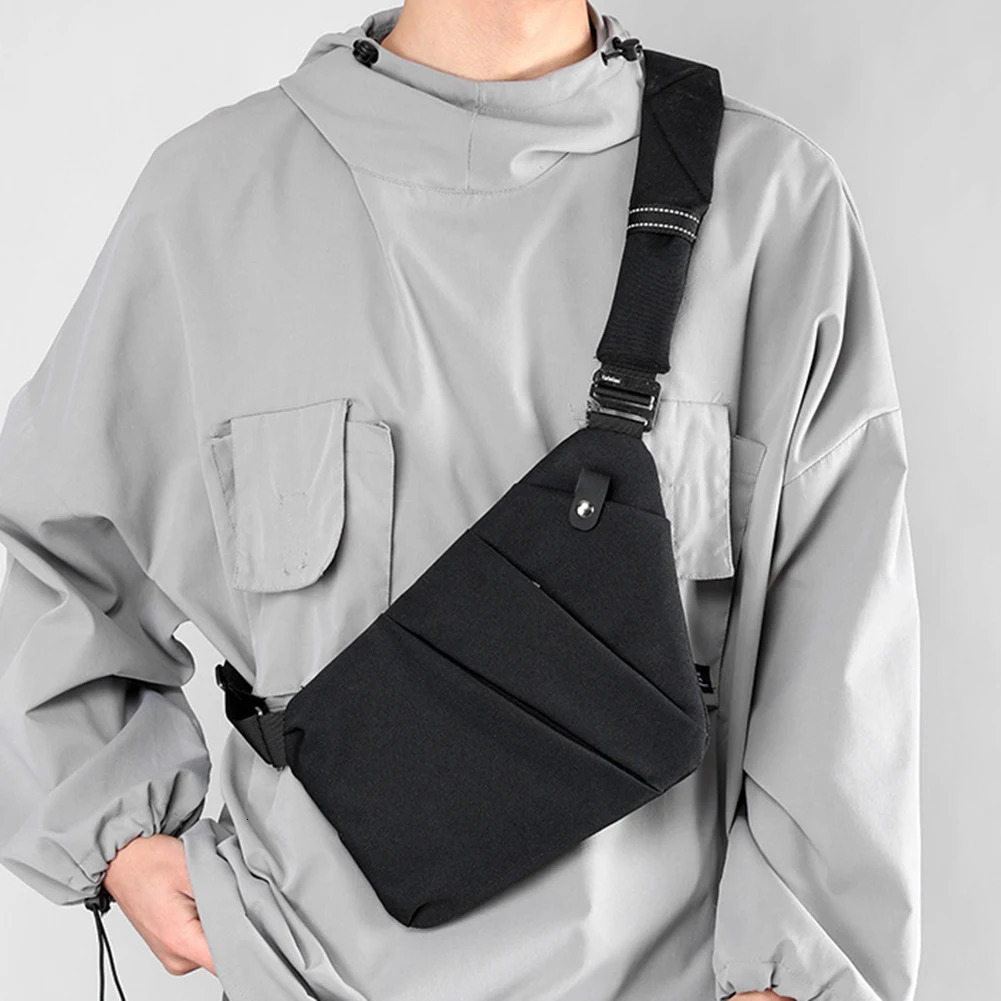 Ship from US Travel Personal Antitheft Crossbody Bag Mini Cross Body Bags Male One Shoulder Sling Leisure Antisplash Mens Chest 250227FBB