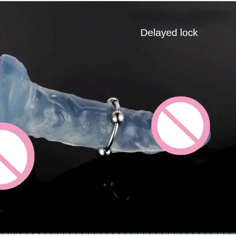 Sex Toys Penis Ring Stainless Rings Head Glan Stimulating Adult Products Male Metal Ring Sex Toys for Men Delay Ejaculation 250227