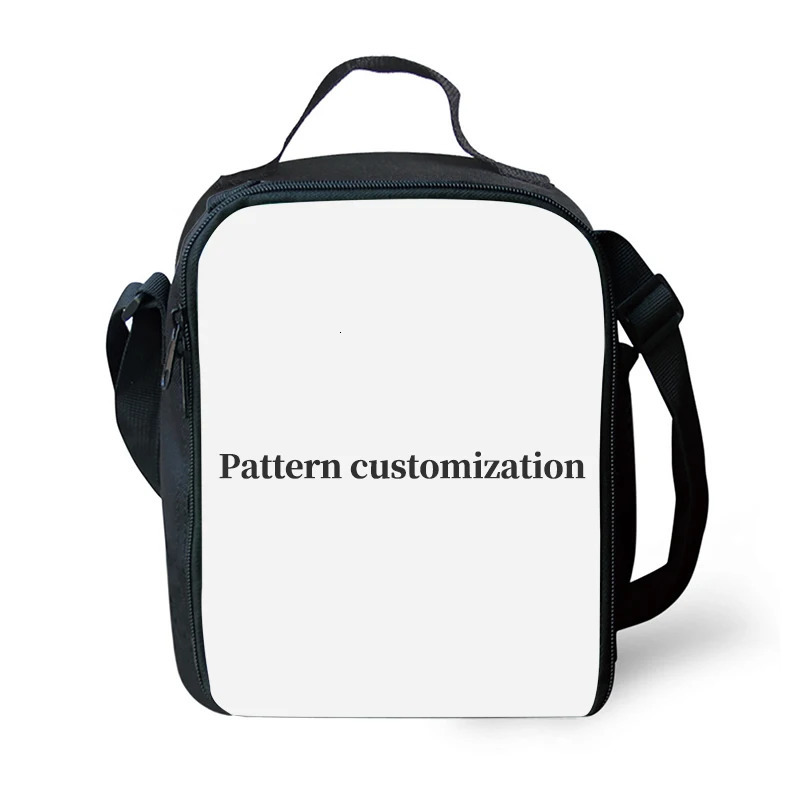 Ship from US Custom Color Pet Pattern Student Lunch Bag For The Beginning Of School Box Polyester Boys And Girls Lovers 250227FBB