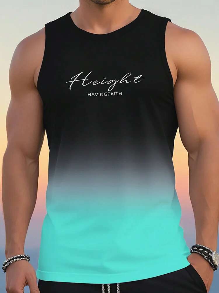 Summer Sports Designer Outdoor Sports Loose And Comfortable Sleeveless T-shirt Daily Street Men's Fashion Tank Top