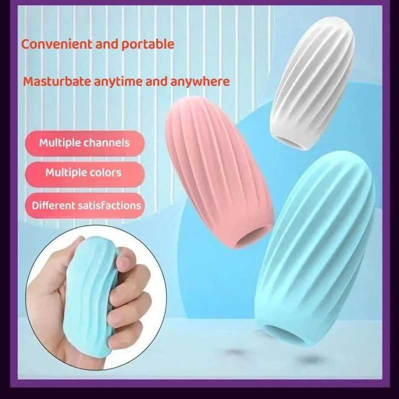 Masturbators For Men Mini Masturbator Cup Soft Male Exercise Penis Massage Sexy Pocket Pussy Oral Sex Toy Vagina Adult Goods 18+XJ250227