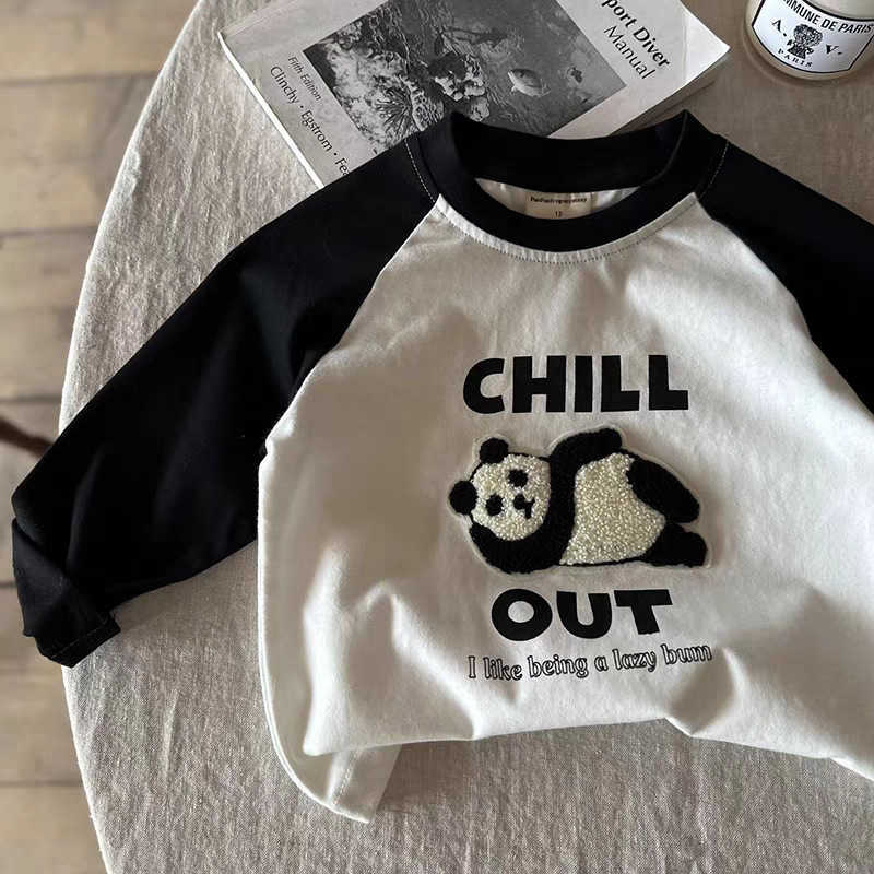 Hoodies Sweatshirts Korean childrens clothing 2025 autumn and winter boys fleece hoodie stylish and fashionable baby loose hooded childrens fashionY25