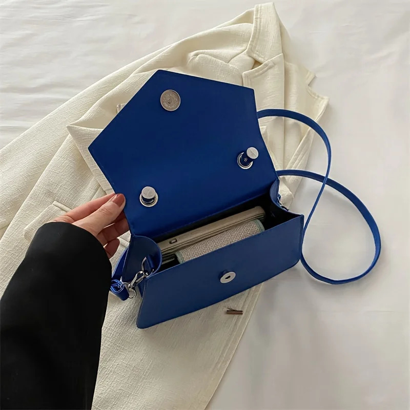 Ship from US Simple Handbag PU Shoulder Bag Multifunctional Crossbody 250227FBB