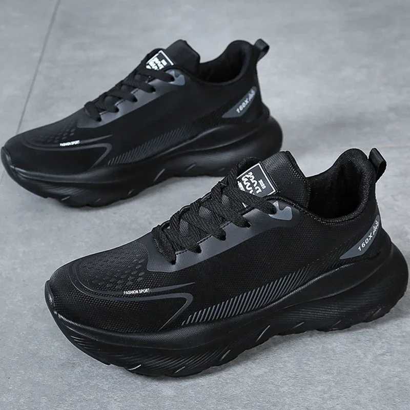Running Shoes Men Autumn New Fashion Casual Non Slip Walking Height Increasing Breathable Outdoor Sports Sneakers for Men Z250227