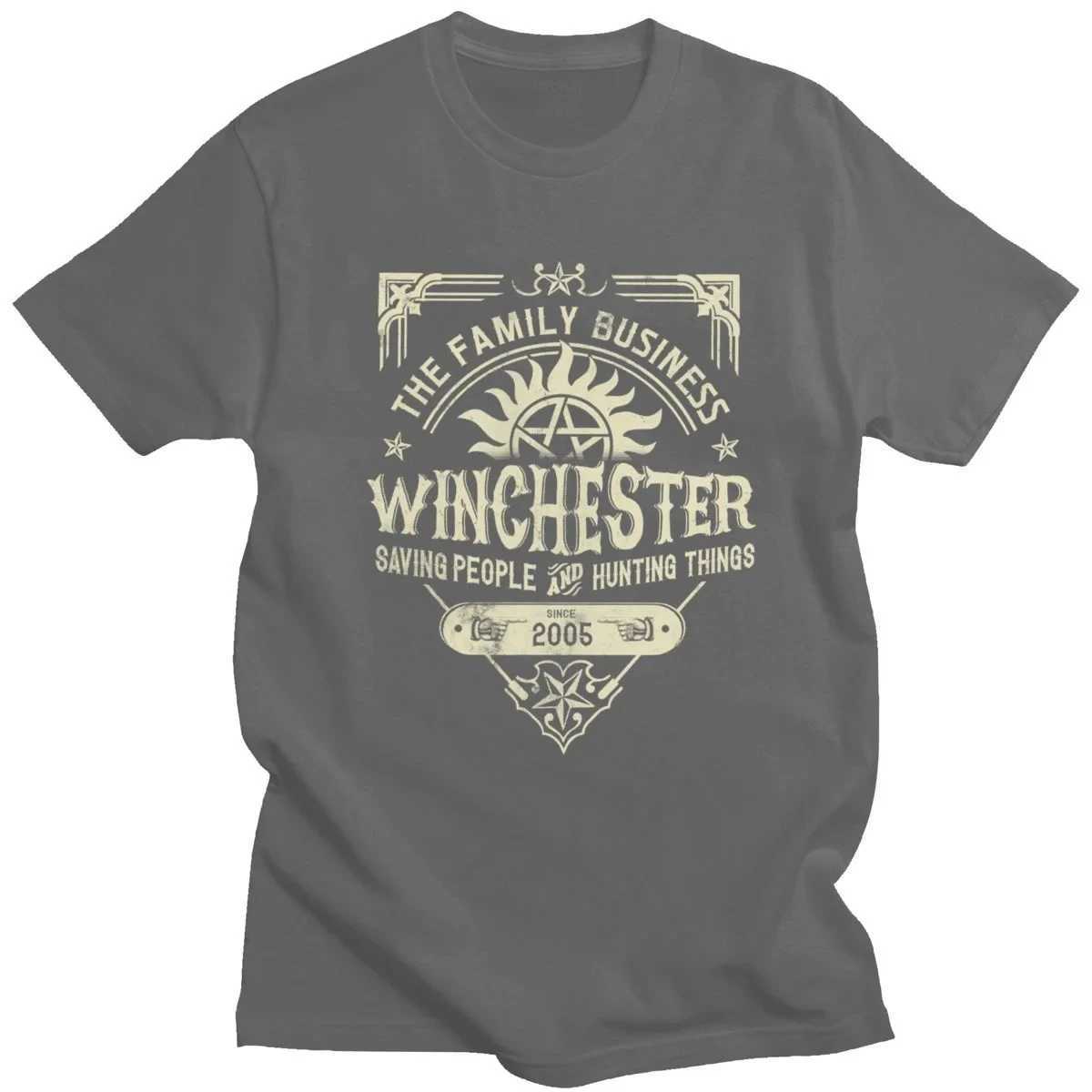 Hip hop supernatural mens business T-shirt new design mens plus size mens T-shirt top TV show T-shirt Merch 65781 X250227