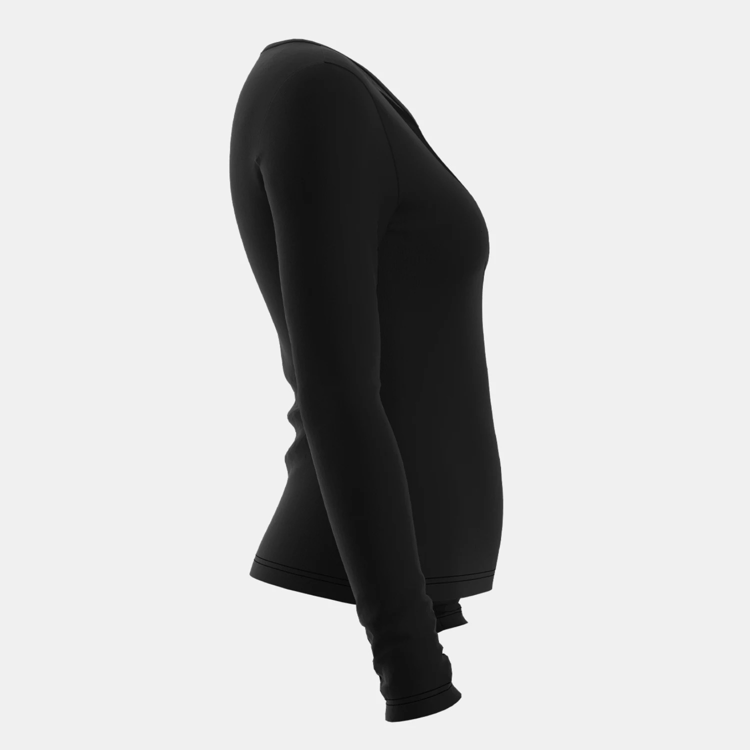 Mia Muse WomenS T-Shirts Autumn Fitting Slim Black See-Through Long Sleeve Round-Neck Fashion Sexy T-Shirts 250227