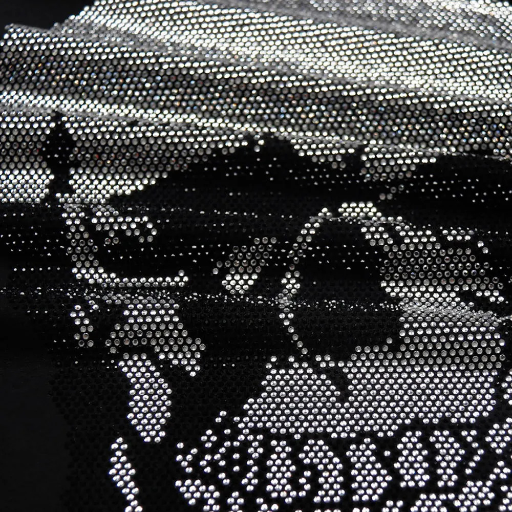 Summer Men Black T-shirt Hip Hop Man Skull Head diamond T Shirts Fashion rhinestone Man T-shirt 250226