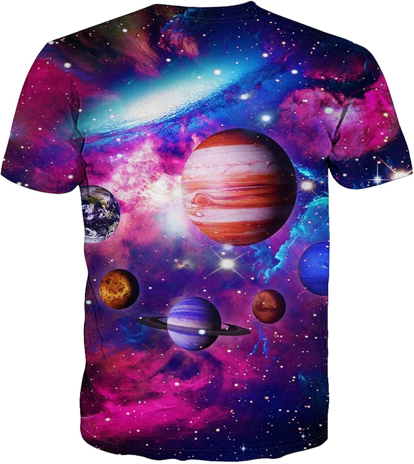 Mens T shirt Men and Women Shirts Unisex 3D Fashion Printed Shirts for Adults Short Sleeve Top T-Shirts tee Casual tops summer clothes coolPurple Plan