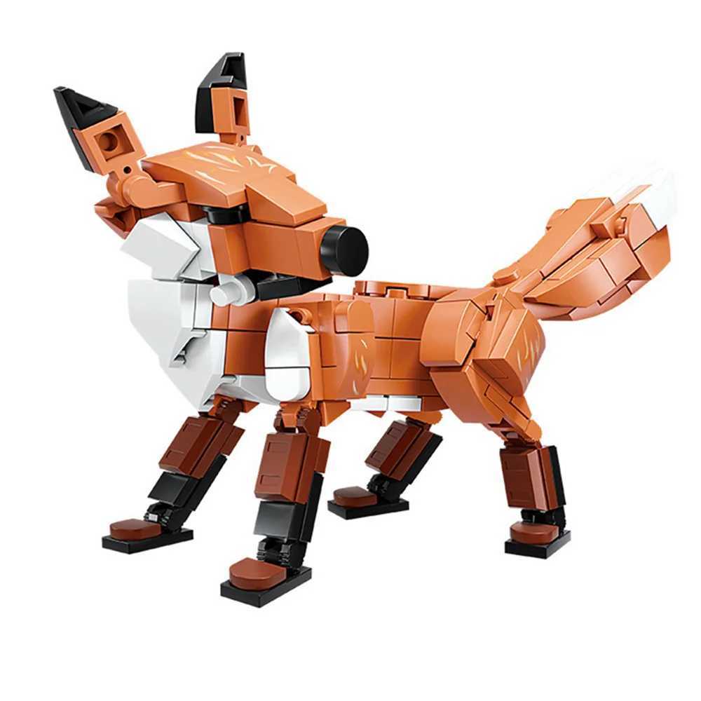 s Figures Kangaroo Girfe Figure Model Building Blocks Kits Toys For Children Wild Kids Gifts Y250227