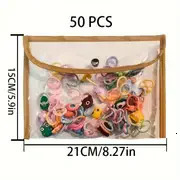 50 pieces of childrens rubber bands hair accessories cute hair accessories friendly threads summer baby thumb rings hair accessories 250227