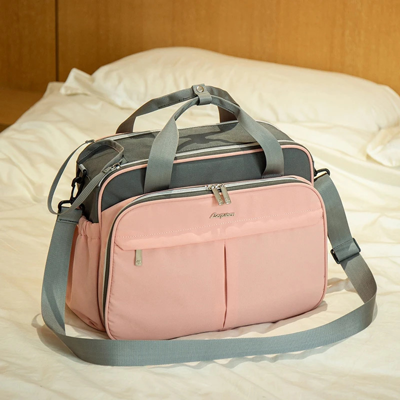 Mommy Bag Baby Stroller Mother Bag Lightweight Outing Handbag Shoulder Waterproof Multifunction Diaper Bag Nappy Bag 250227