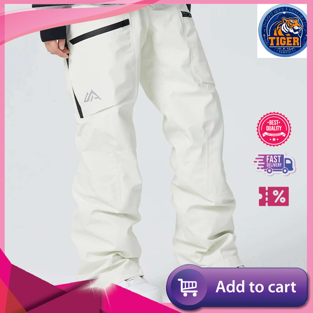 Ddmyoutdoor Winter Women Ski Snowfield Windproof Snowboard Sport Trousers Warm Man Loose Overalls New Pro Waterproof Skiing Pants Jogging Suit