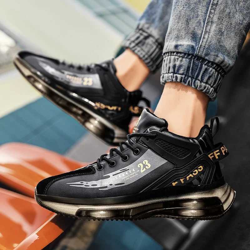 Mens Sneakers New in High Top Running Shoes Round Toe Platform Shoes Casual Fashion for Men Sneakers Zapatillas De Deporte Z250227