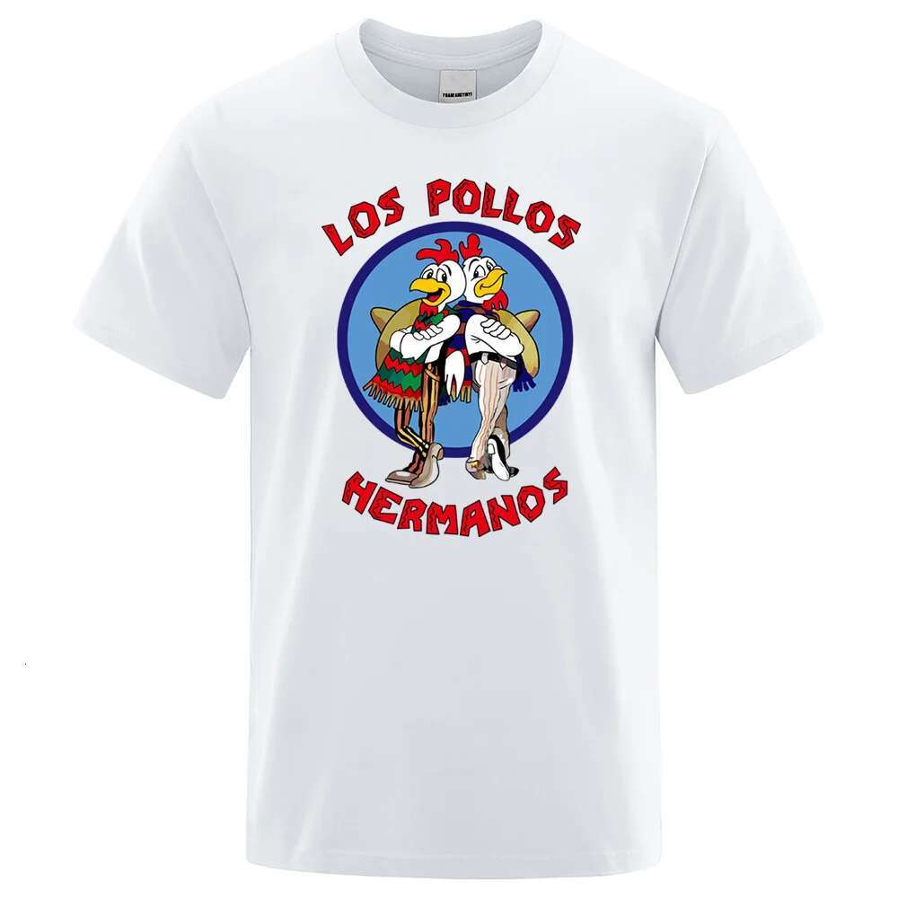 2025 New Fun Printed T-shirt Designer T-shirt Men's Fashion Casual Short Sleeve Summer Cotton Breathable Quick Drying T-shirt Chicken Brother T-s