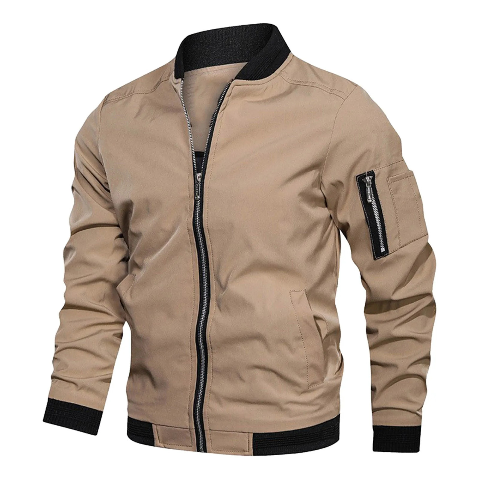 Trench Coat Women Spring Autumn Clothes Windbreaker Jacket Baseball Uniform Casual Loose Womens Clothing 250227