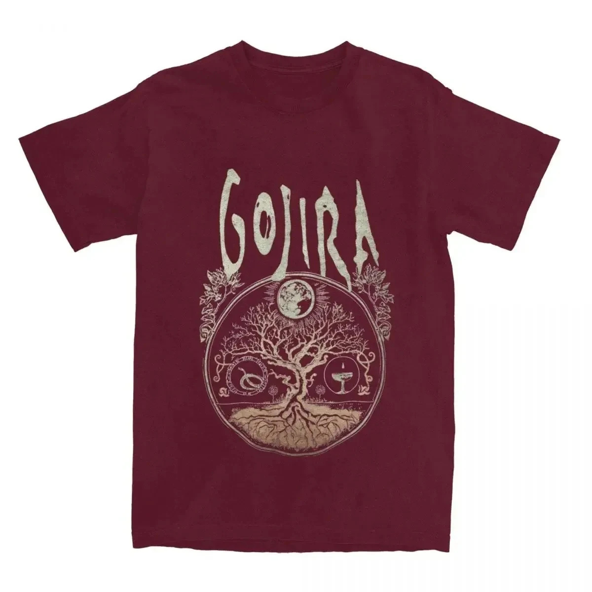 Rock Metal Band Gojiras Men Womens T Shirts Merch Vintage Tees T-Shirt Cotton Summer Clothing T-Shirt Cotton Summer Clothing 250227