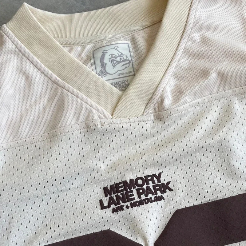 Y2K Retro Graphic Mesh Quick Dry T Shirt Men Women Streetwear High Street Casual Sportswear Unisex Football Training Wear 250225