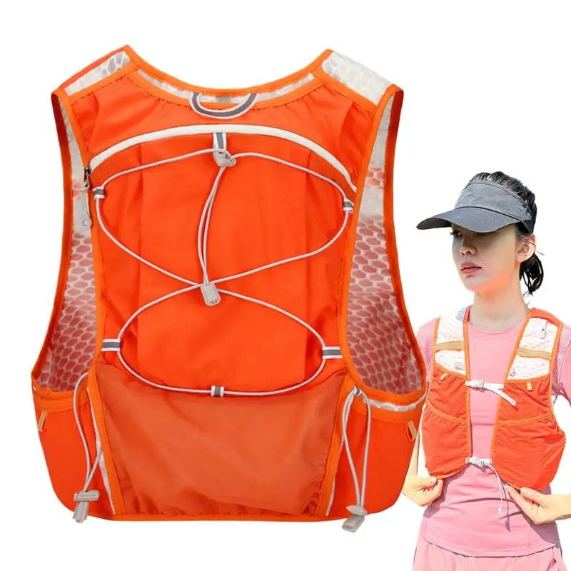 Ship from US Waterproof vest backpack outdoor trail running lightweight water bladder bag leak proof 250227FBB