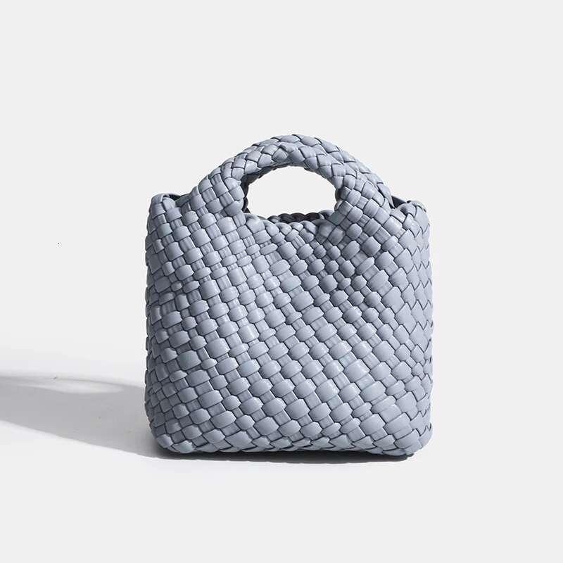 Women's Bags Clutch evening female Bucket woven Tote PU woman on sale medium size Hand knitting Ribbon Chain bag
