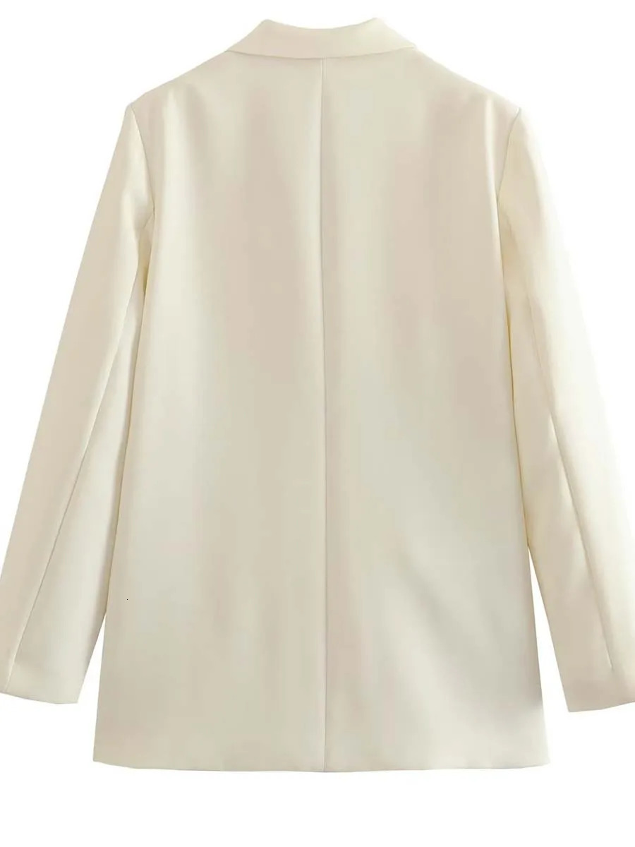 Hollow Out Beige Blazer Women Autumn Casual Long Sleeve Jacket Female Fashion Cut Solid Color High Street Slim Coats 250227