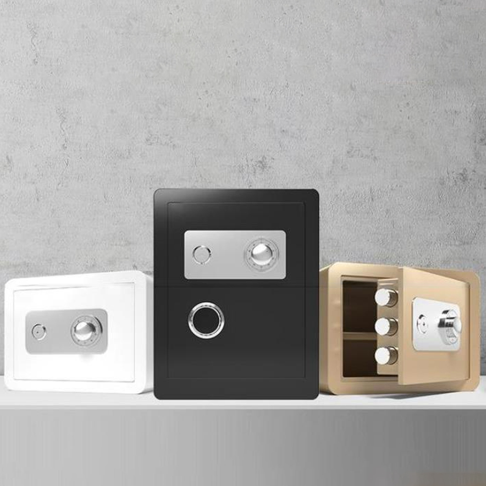 Digital 25Cm Safes Steel Safety Safe Home Office Safety-Deposit Box Depository Strongbox Money Box Vault Mechanical Code Lock