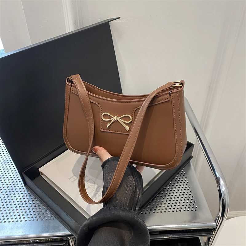 Womens Shoulder Bag Solid Color Handbag Zipper Bow Wallet PU Leather Fashion Club Wallet Work TravelXJ250227