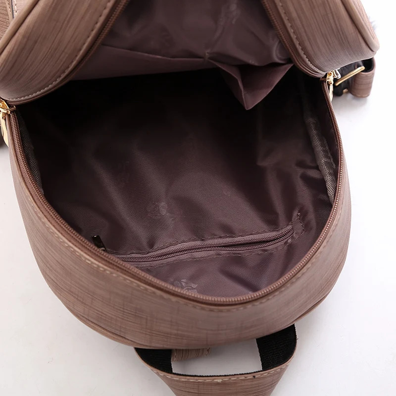 Ship from US 3PcsSet Women Backpack Set pu leather female casual backpack bucket bagpurse bags for teenagers girls crossbody 50 250227FBB