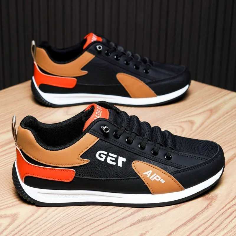 Mens 2024 new running shoes high-quality mens sports shoes fashionable outdoor casual shoes mens comfortable and breathable casual shoes Z250227