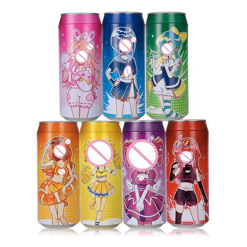 USA 7 Colors Hidden Canned Masturbator for Male Anime Pussy Masturbation Egg Artificial Vagina Extended Canned Masturbators ToysXJ250227