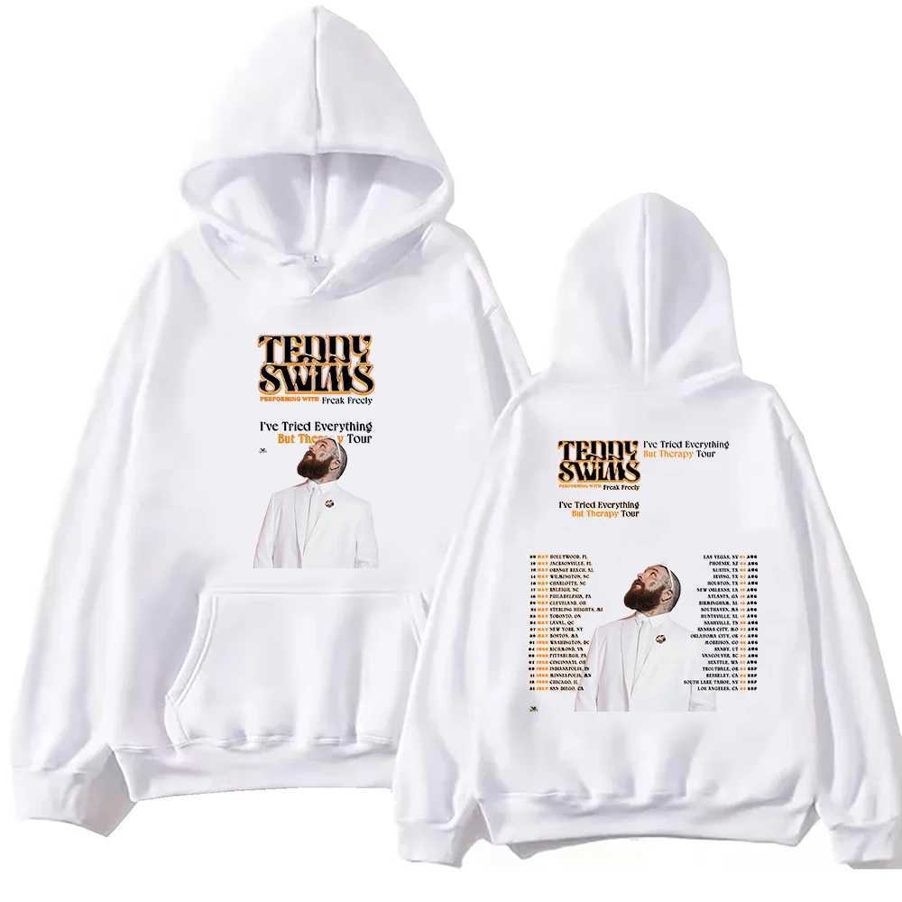 Teddy Swims Tour 2025 Hoodie Unisex Harajuku Pullover Tops Long Sleeve Hoodies Muisc Tour Fans Gift X250227