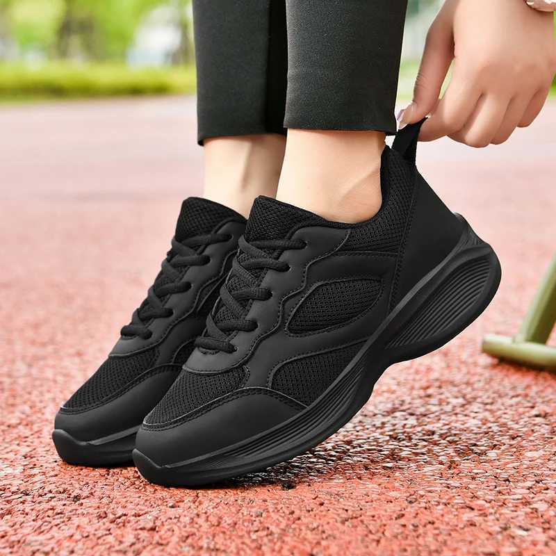 Sports shoes with mesh surface for comfort breathability and a soft sole for lightweight and non slip casual running shoes Z250227