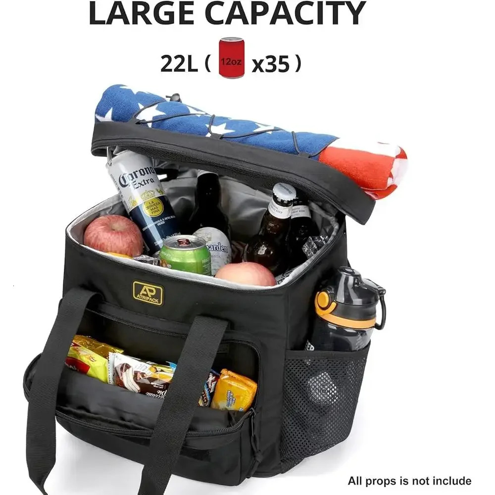 Ship from US Durable Insulated Lunch Bag Molle Tactical n Heavy Duty Cooler Work Outdoor Travel Picnic Adult Meal Storage 250227FBB