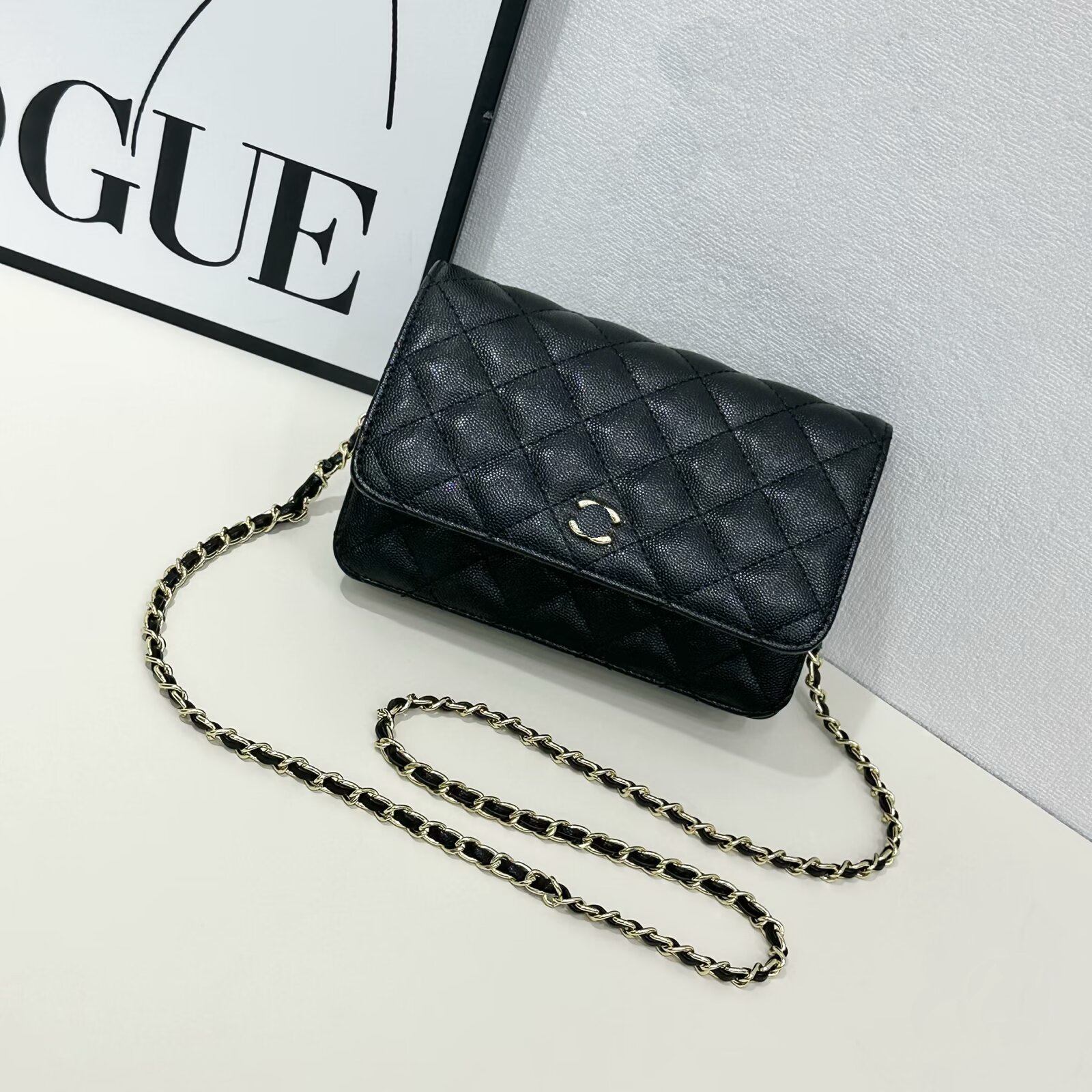 designer bag woc Shoulder Chain Clutch Flap Totes Bags Velour Thread Purse Solid Hasp Square Stripes Women luxury Handbags double letters handbag coachhandbags