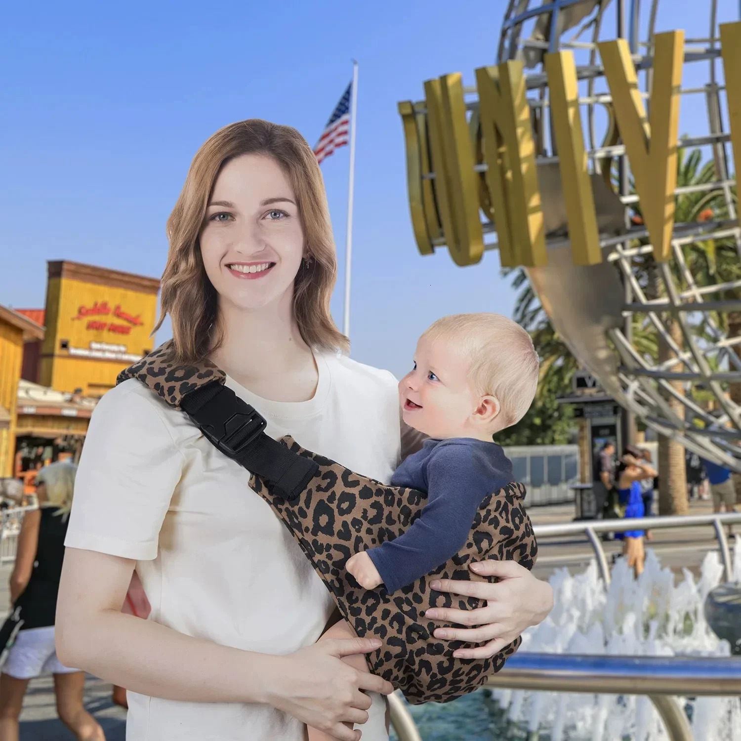 Portable Baby Wrap Toddler Accessories Multifunctional Strap Infant Bag Adjustable Shoulder Baby s Sling for Kids 250227