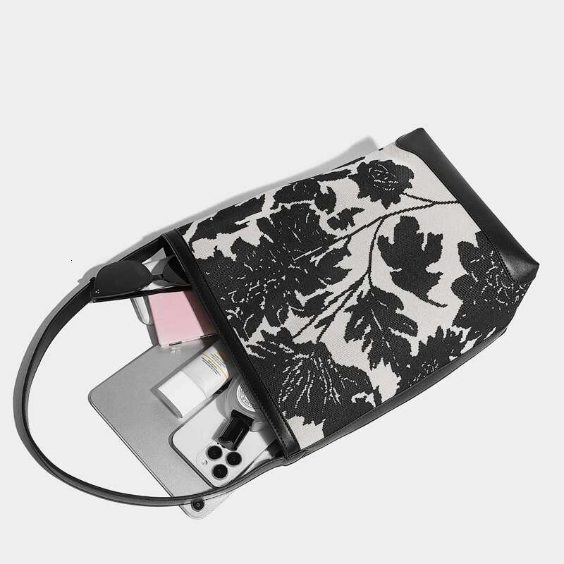 Chinese Style Mesh Bucket Bags For Women Designer Handbag And Purse 2024 New In Large Capacity With Inner Pocket Shoulder