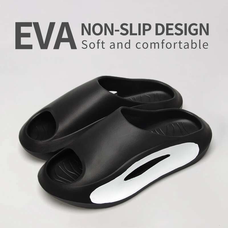 Fashionable And Versatile Slippers Men's Designer Sandals Outdoor Wear Thick Soled Non Slip Sandals Summer New Style Dormitory Bathroom Shower EV
