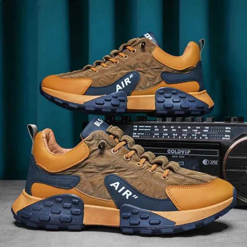 2024 New Mens Shoes Top Mens Sports Shoes Casual Mesh Leather Platform Season Outdoor Walking Fashion Designer Luxury Tennis Z250227
