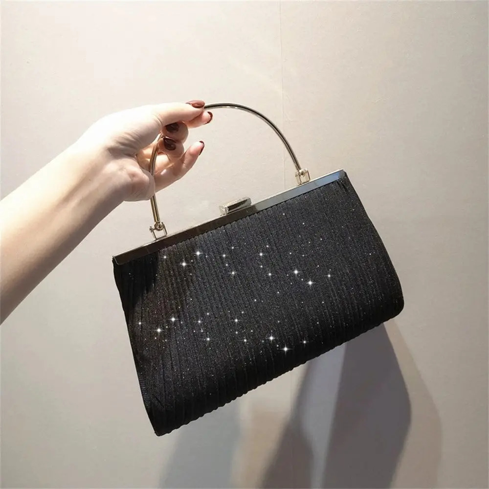 Moon Handbag Apricot Evening Clutch Bag Party Chain Shoulder Female Sequin Wedding Purse for Women 250221Z