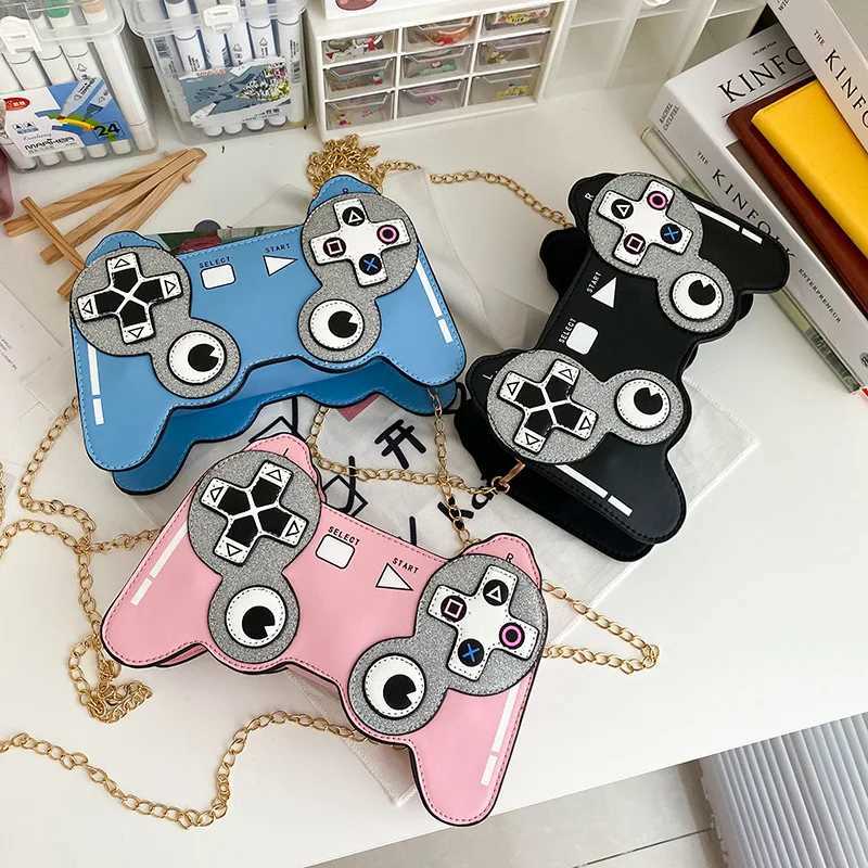 Creative Persality Fun Game Machine Pu Messenger Bag Women Cute Small Chain Shoulder Bag Female Crossbody BagXJ250227