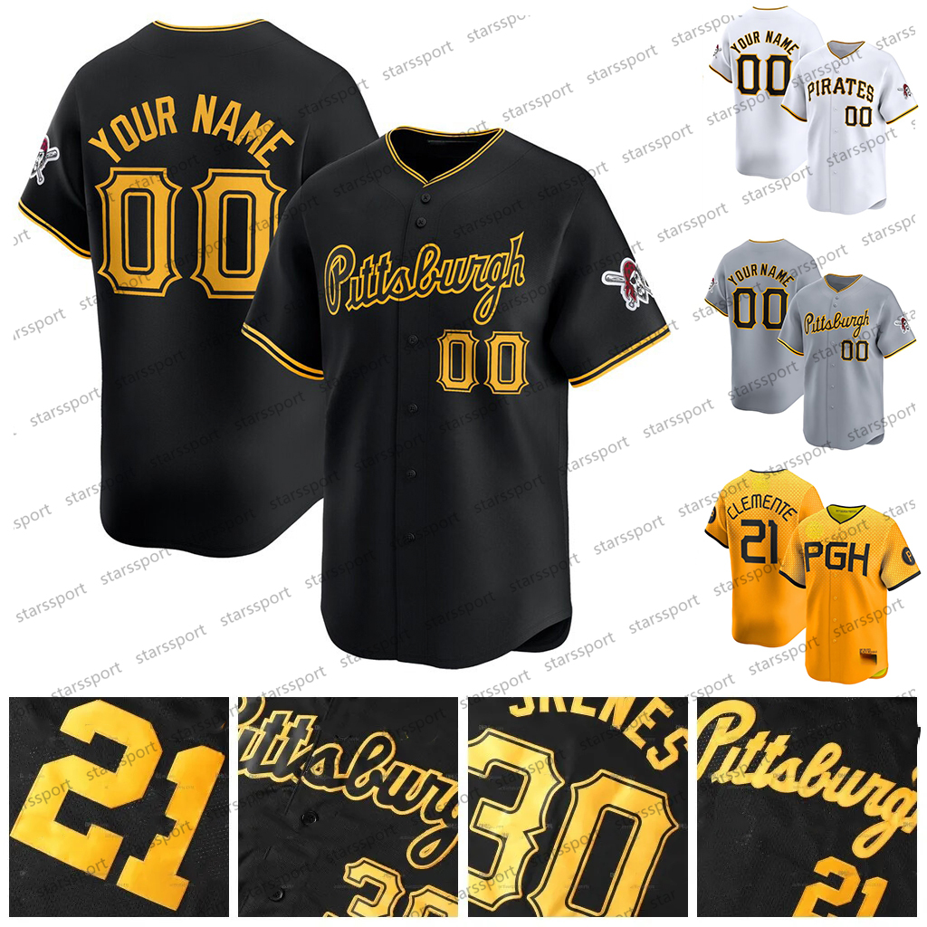 30 Paul Skenes 2024 Baseball Jersey Andrew 22 McCutchen Henry Davis Aroldis Chapman Rowdy Tellez Bryan Reynolds Oneil Cruz A. Taylor Edward Olivares Hayes Pittsburgh