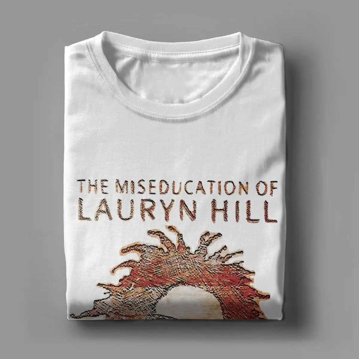 Novelty Famous Lauryn Hill T-Shirts Men Crewneck Pure Cotton T Shirt Hip Hop Harajuku Music Short Slve Ts Plus Size Clothes X250227
