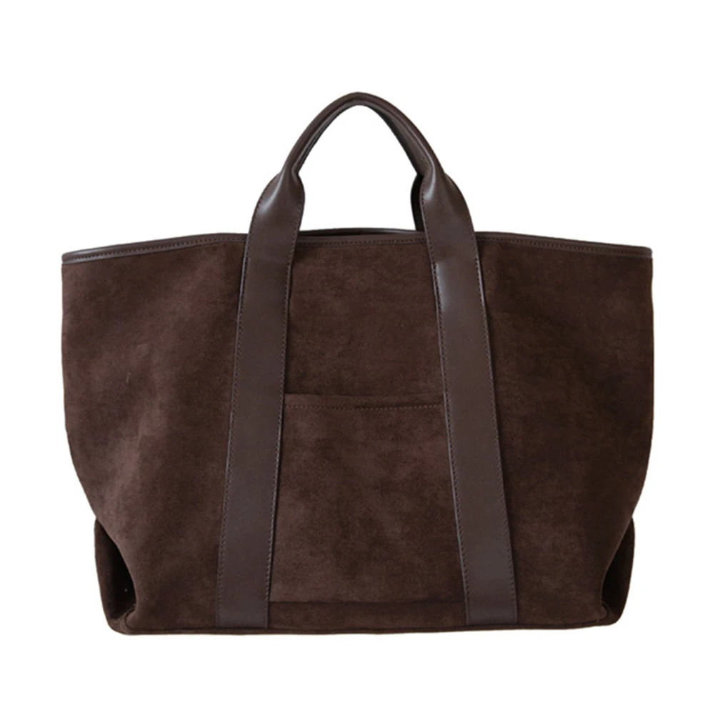 Ship from US Suede Bags for Women Large Tote Bag Work Top Handle Satchel Faux Handbag Vintage Fall Commute 250227FBB